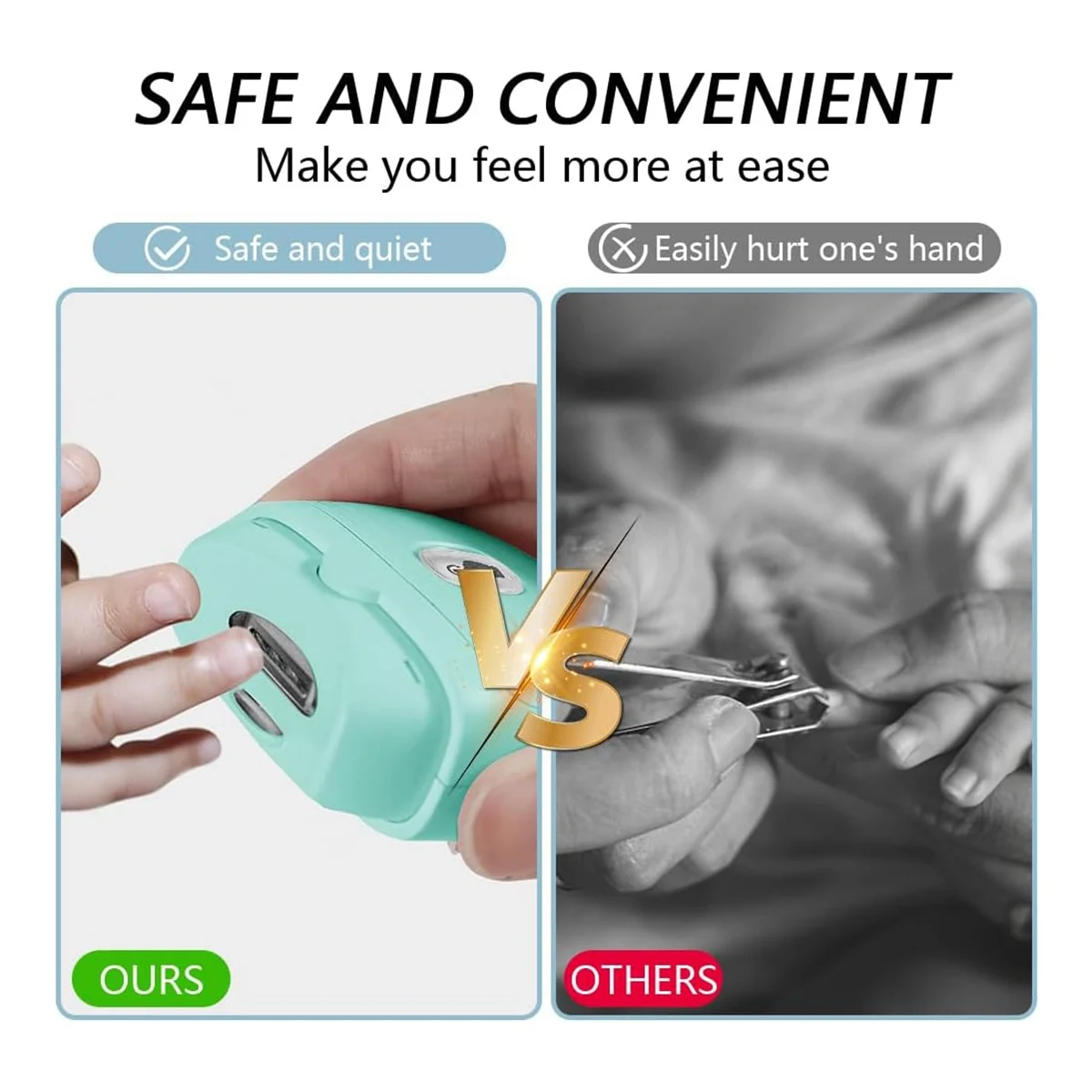 

A36T-Электрические машинки для стрижки ногтей, портативные автоматические кусачки для ногтей для взрослых, детский триммер для ногтей, электрические кусачки для ногтей, зеленые, прочные