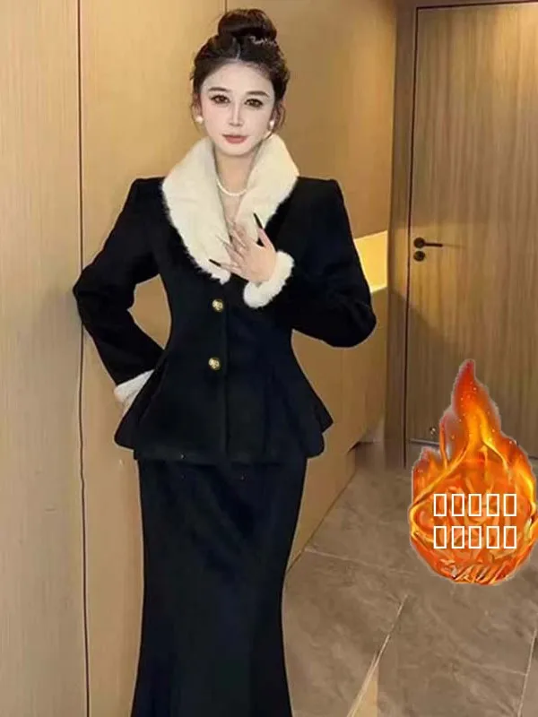 

Утепленное хлопковое повседневное женское короткое пальто с длинными рукавами, осенне-зимняя новая модная модель D4522, универсальная теплая верхняя одежда