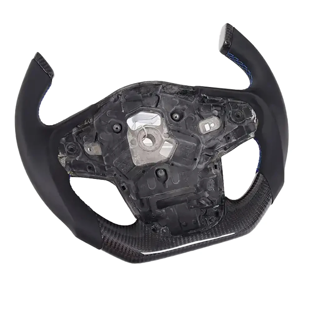 

2021 New design Custom Alcantar a carbon fiber LED steering wheel For toyota 29/DB A90 GR Supra 2019