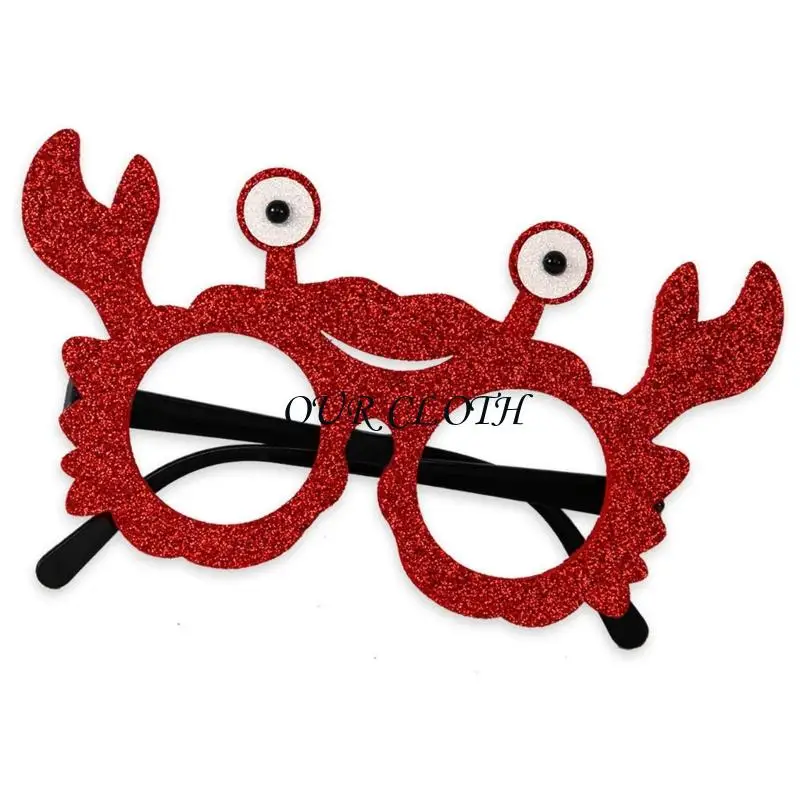 Cartoon Sea Animal Eyeglasses Under Ocean Glasses Fishing Birthday Party Supply Y1AC