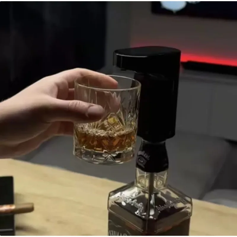 New Touch Control Smart Induction Wine Dispenser USB Charging Stepless Adjustment Automatic Wine Pump For Home Bar Use