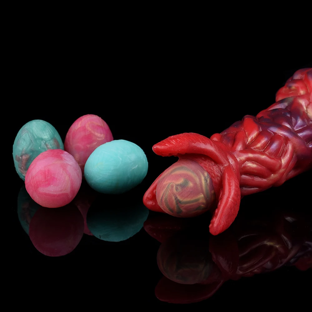 QKKQ Fantasy Ovipositors Toy Silicone Anal Plug Sex Toys Man And Woman Monster Squirting Dildo Butt Masturbate Adult Products_voghion.com