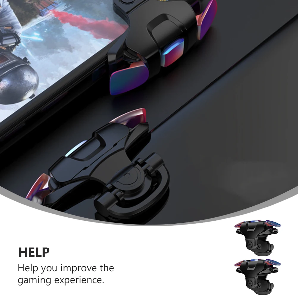 

Metal Game Controller Trigger For Mobile Phones Lightweight Portable Easy Install Compatible Smartphones Enhancing Gaming