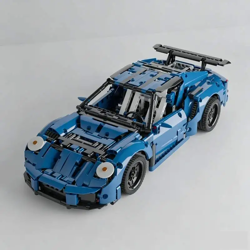 

1329PCS Racing Car Model Building Blocks DIY Assembly Creative Technical Puzzle Toy Popular Gift Collection Display Educational