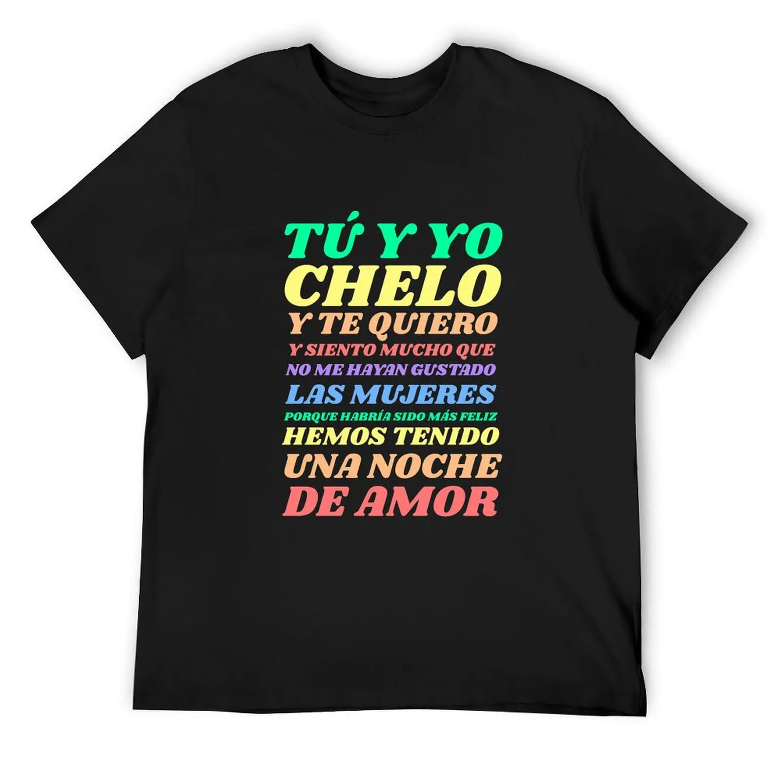 we had a night of love from Chelo and Barbara Rey T-Shirt oversized t shirt cotton graphic tees oversized t shirt men