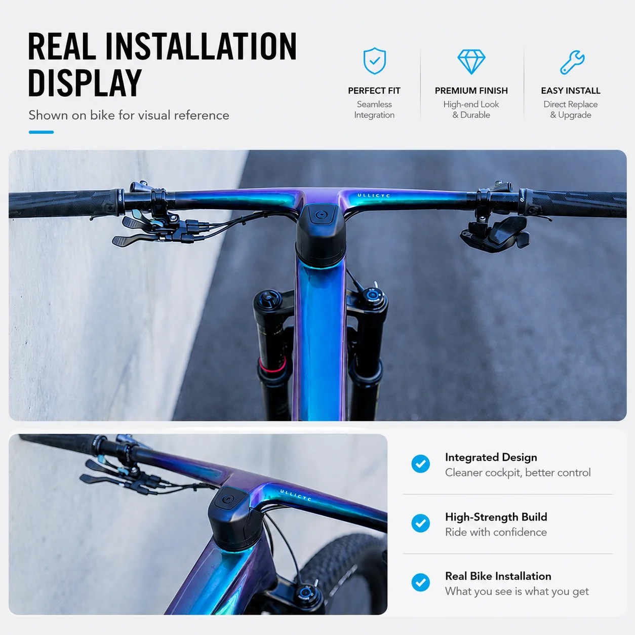 SYNCROS-Marco de fibra de carbono para manillar de bicicleta, accesorio para Marco De chispas, cabina integrada, tornillos de titanio, IC SL WC, 2022