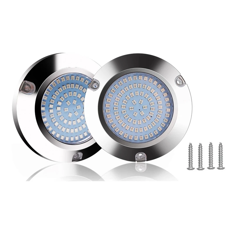 LED 해양 요트 램프, 스테인리스 스틸 Ip68boat 수중 조명, 바닷물 보트 RVS 요트 액세서리, 120W