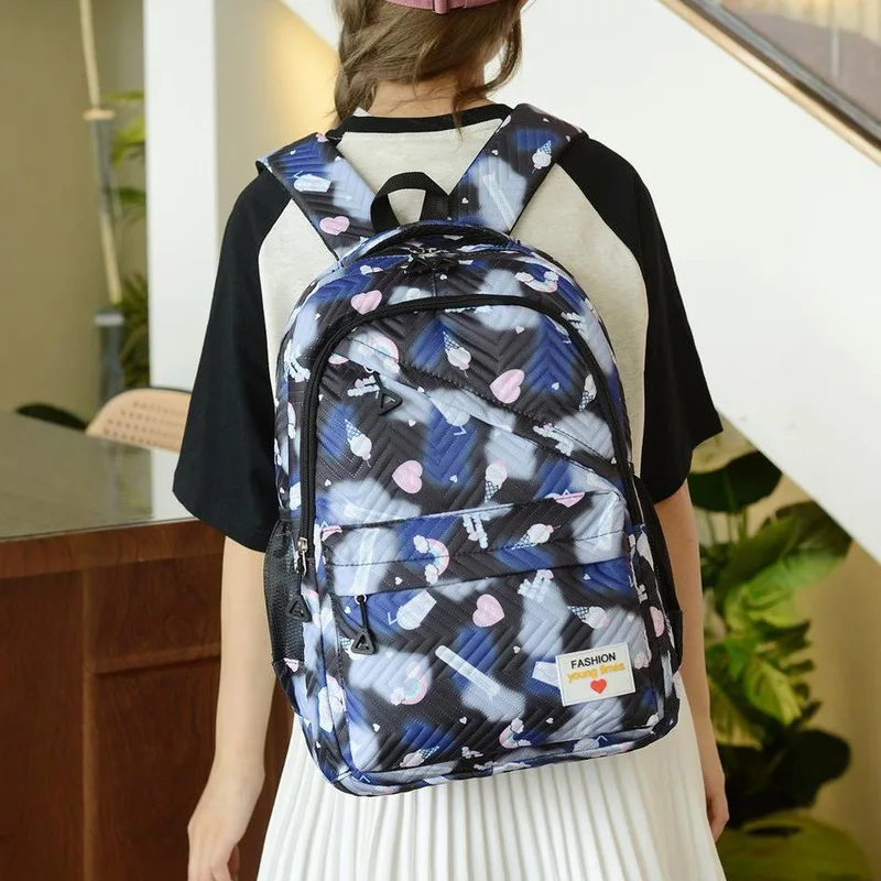 

2024 New High School Student Backpack, School Boys And Girls Backpack, Daily Multi Functional Travel Bag