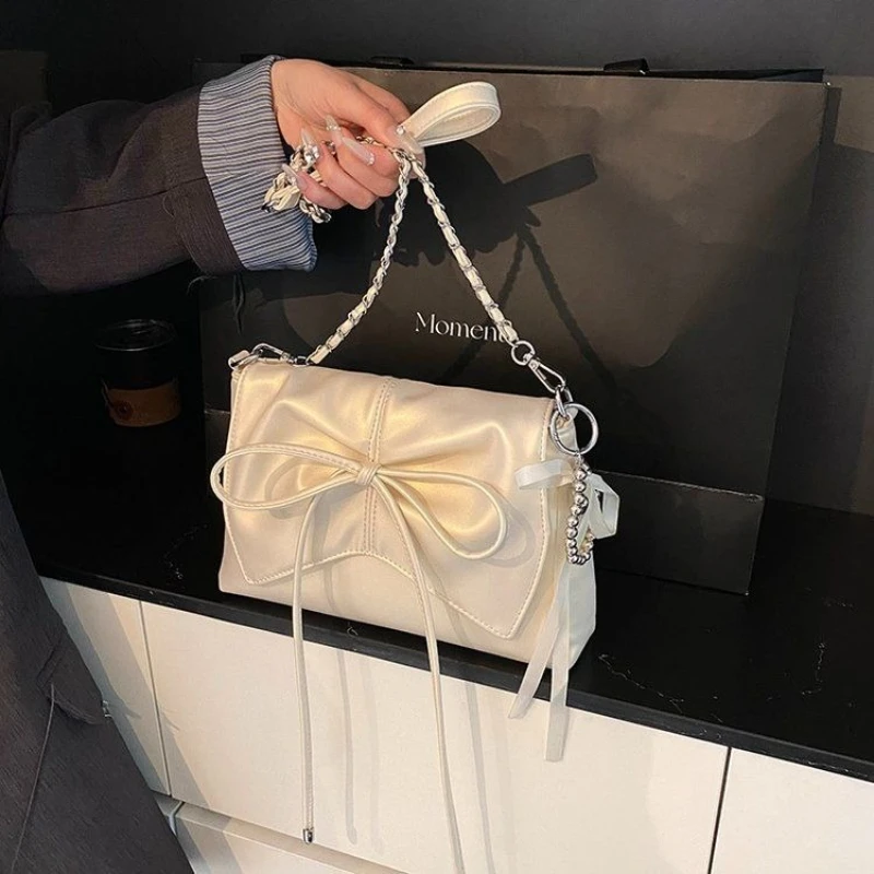 

Ballet-style Summer Crossbody Bag 2025 New Style Fashionable Versatile Single-shoulder Bag High-end Underarm Crossbody Package