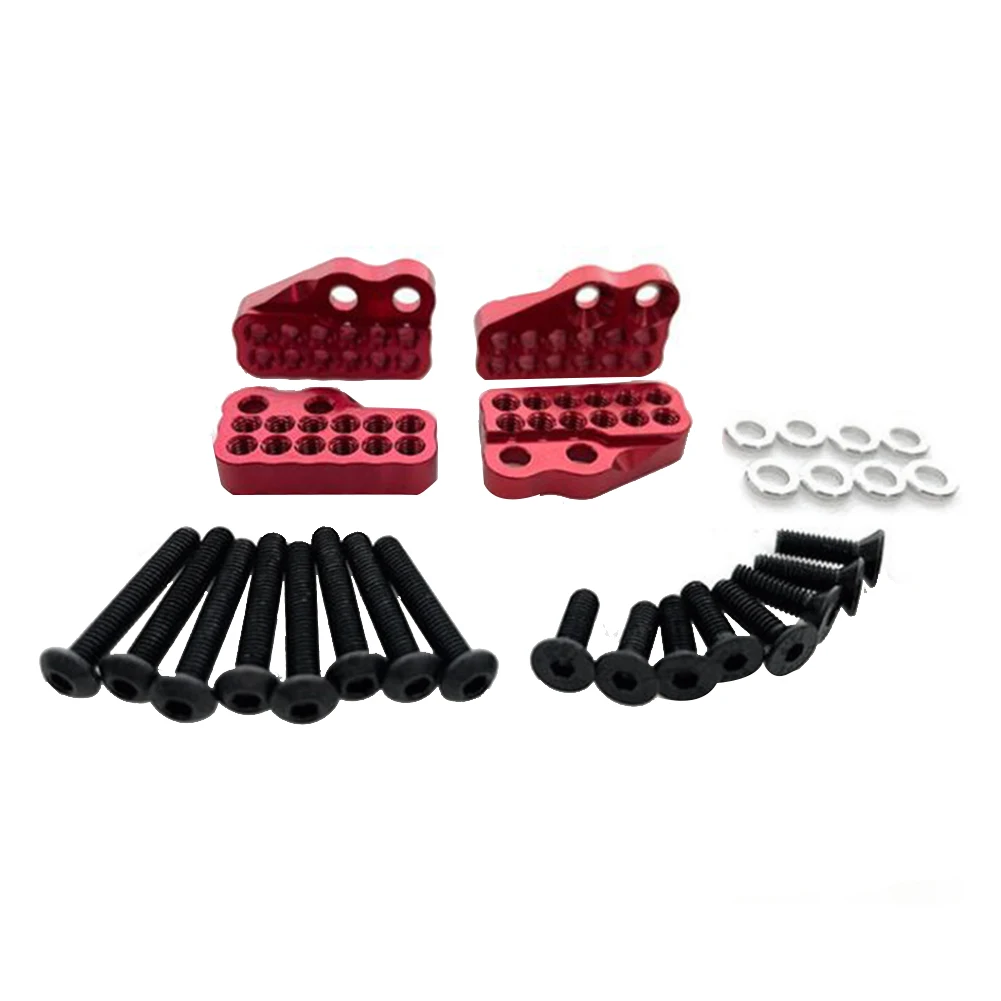 Metal Shock Absorbers Fixed Code Mount for Axial Capra 1.9 UTB 1/10 RC Cars,Red