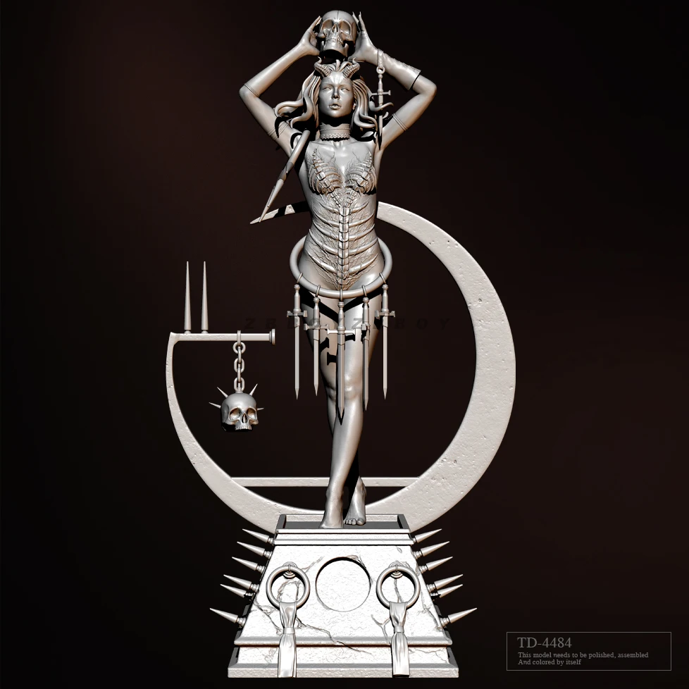 

50mm 75mm Resin model kits figure beauty colorless and self-assembled (3D Printing )TD-4484/3D