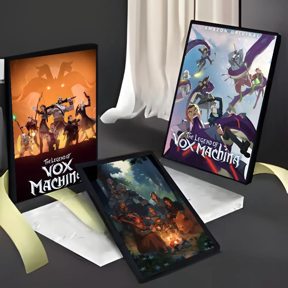 ملصق كارتوني رائع T-The Legend of Vox Machina-MT لوحة ذاتية اللصق مع مطبوعات هدية تزيين غرفة النوم المنزلية وغرفة المعيشة