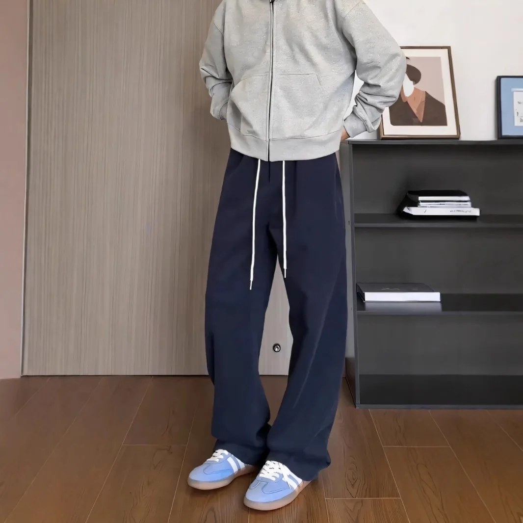 Pantalones de baile de Jazz caídos de estilo americano con diseño de hoz, pantalones deportivos, pantalones casuales transpirables de secado rápido, pantalones para correr