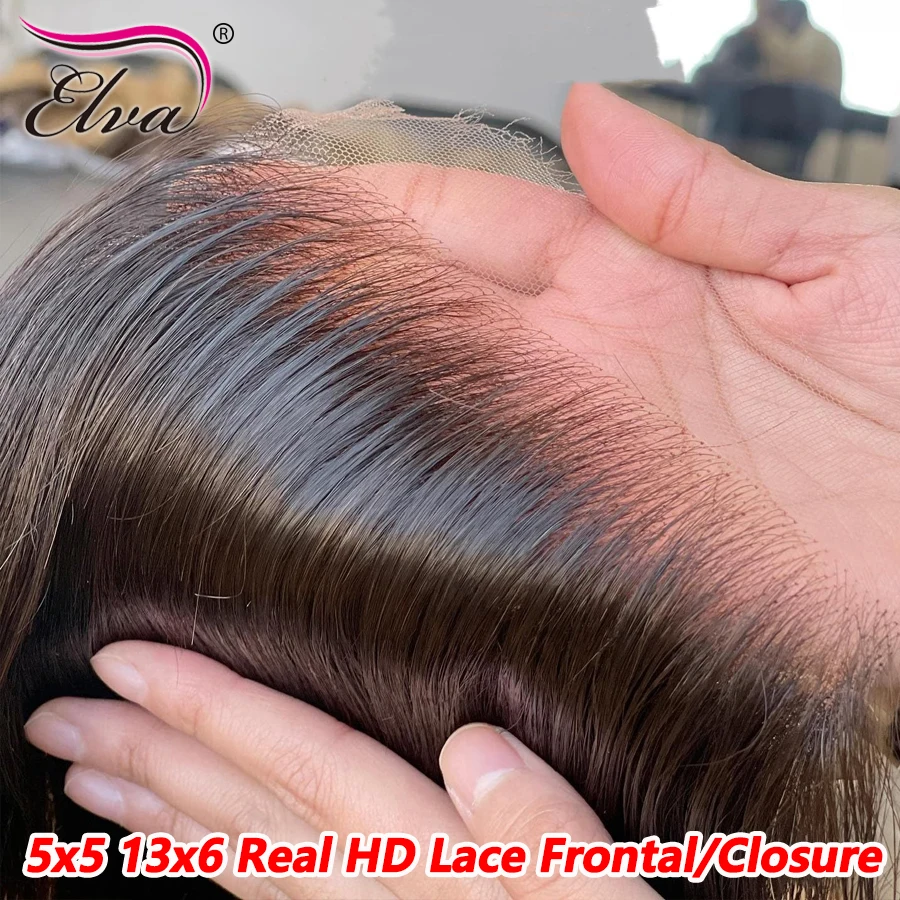 

Skinlike HD Lace Frontal 13X6 Необработанные человеческие волосы Застежки Предварительно выщипанные Невидимые HD кружева Свободная часть 9x6 6x6 5x5 HD Только кружевная застежка