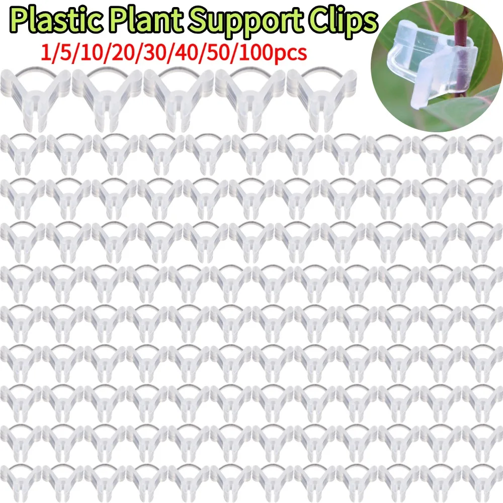 Garten Transplantat Clip Kunststoff Pflanzen Unterstützung Clips AntifallClamps Für Reben Garten Gewächshaus Befestigung Gepfropfte Clips Zweige Clip