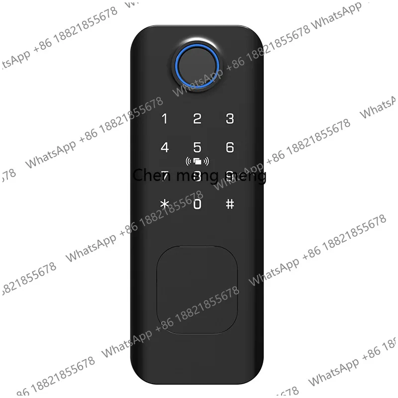 Smart, swipe card fingerprint lock, stainless steel door outdoor courtyard waterproof combination lock