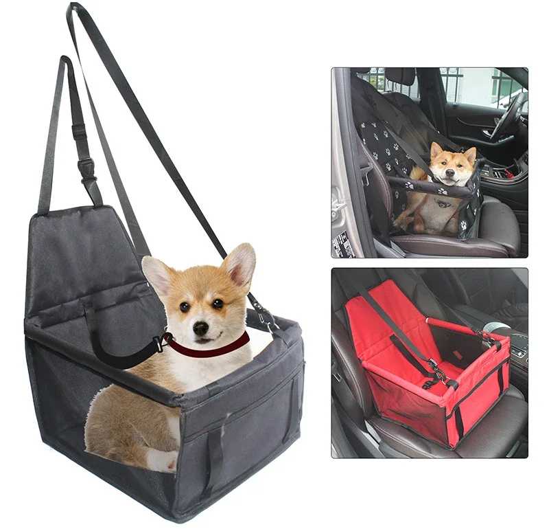 Dog Car Seat with Storage Pockets,Scratch Proof Durable Pet Booster Car Front Seat for Small Medium Dog