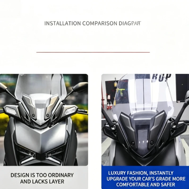 Special Forward Mount Navigation & Recorder Extension Bracket for Yamaha XMAX300 2023