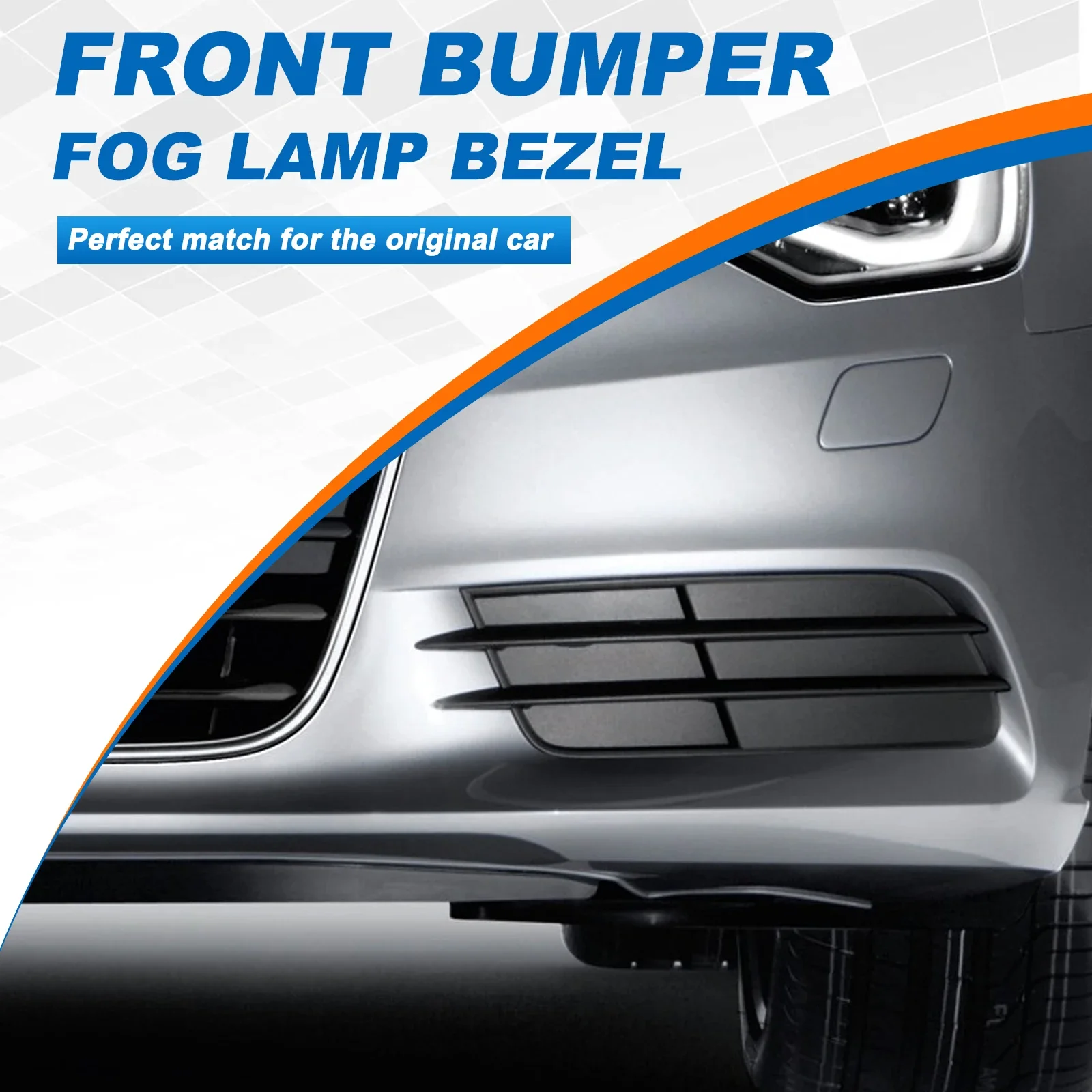 Luz de nevoeiro grill capa quadro sombra da lâmpada para audi a6/a6 quattro acessórios 2012 2013 2014 2015 4g0807681 4g0807682