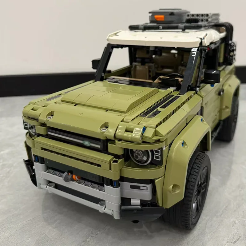 2573Pcs Famous Car Blocks Supercar Riover Off-Road Defender Vehicle Model Building Blocks Bricks Toy Kids Adults Gift