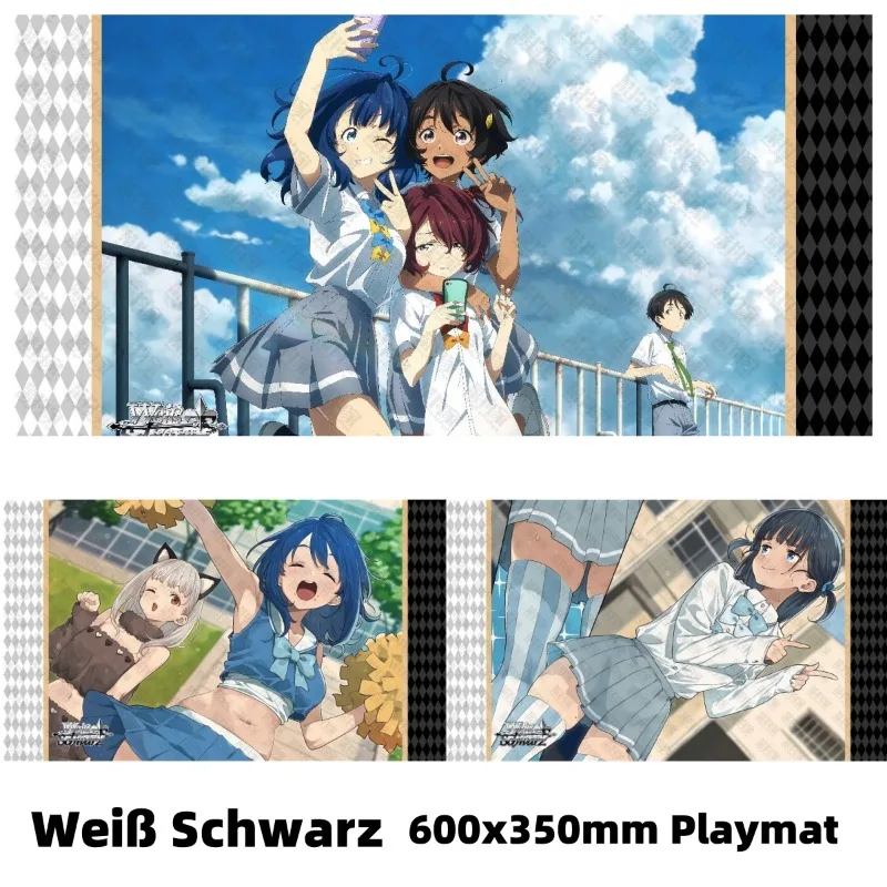 600x350 мм Weiss Schwarz DIY игровой коврик для карт тоже много потерянных героев серии один игрок боевой резиновый настольный коврик домашний коврик для мыши