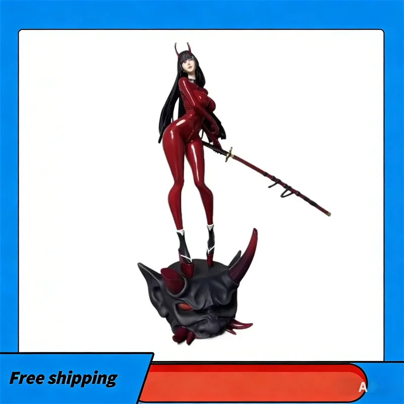 

55-сантиметровая статуэтка Сенджи Мурамаса в масштабе 1/4, большая красивая аниме-фигурка девушки из ПВХ с подставкой для украшения рабочего стола, подарок