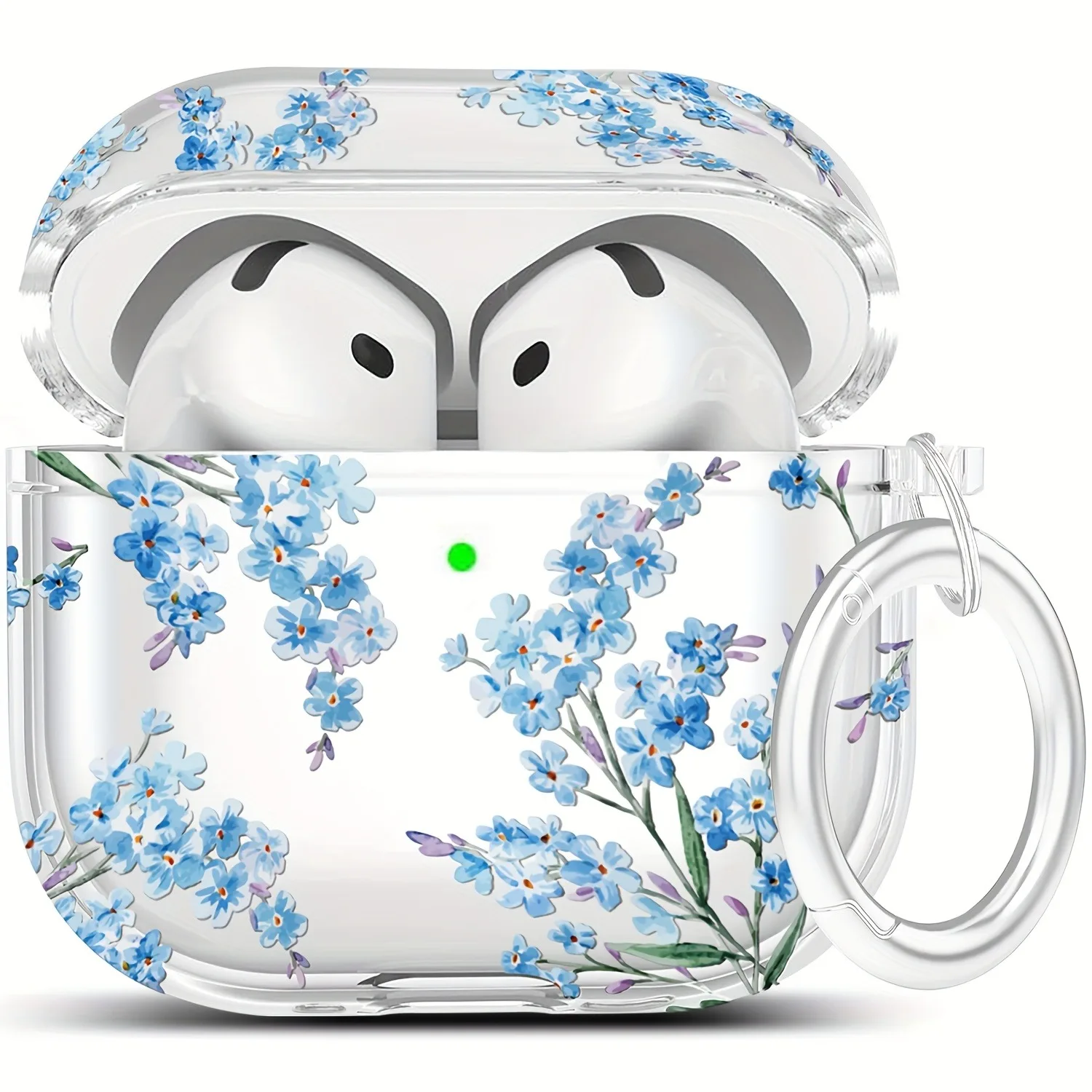 

Lovely Floral Flowers for Apple AirPods 1/2 3 4 Bluetooth Headphone Cover for AirPods Pro/Pro2 TPU Soft Cover Protective Case