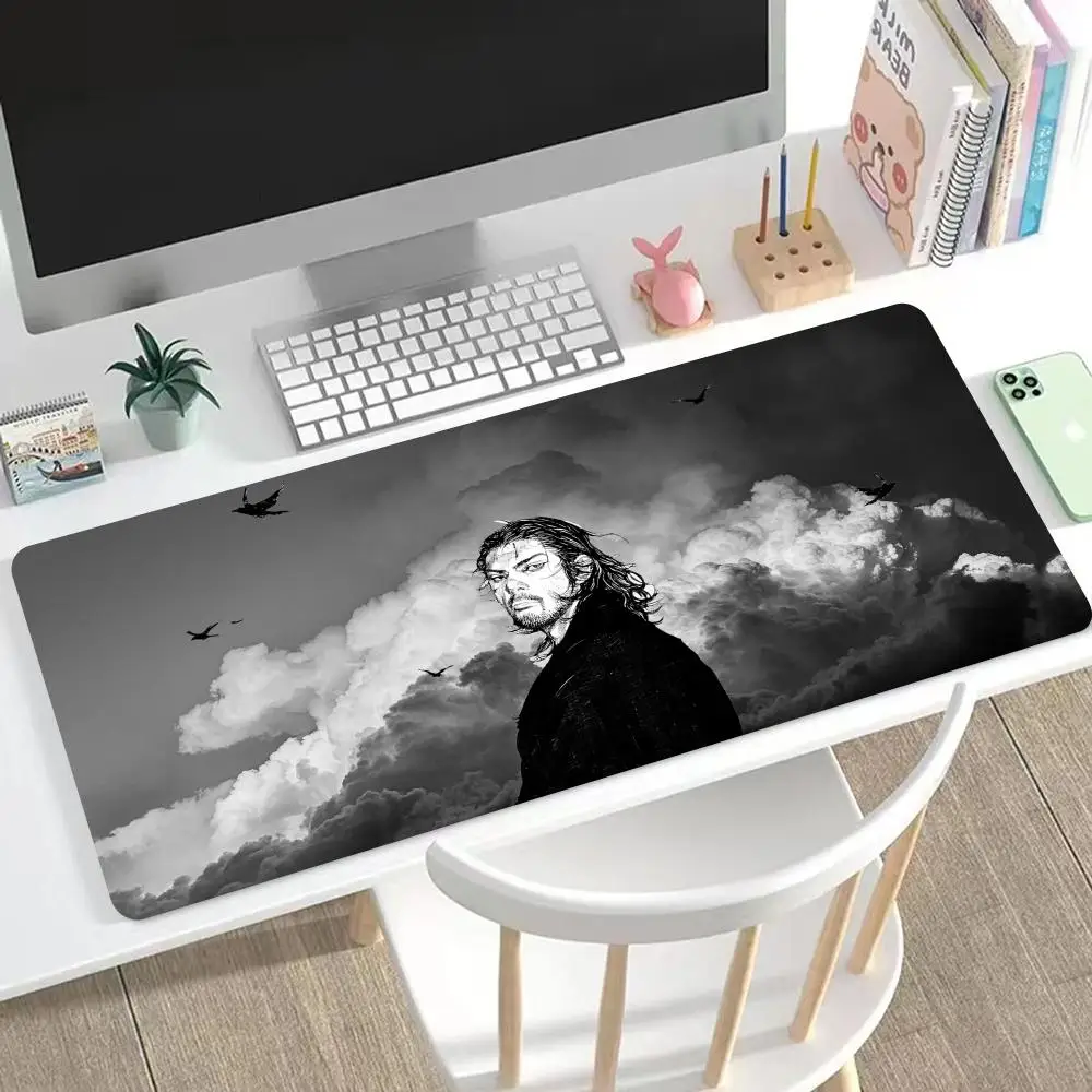 Popular Musashi Manga Vagabond Mouse Pad Mouse Pad Desk Mouse Pad Cute HD Desk Pad Extended Gaming Keyboard Mats Large