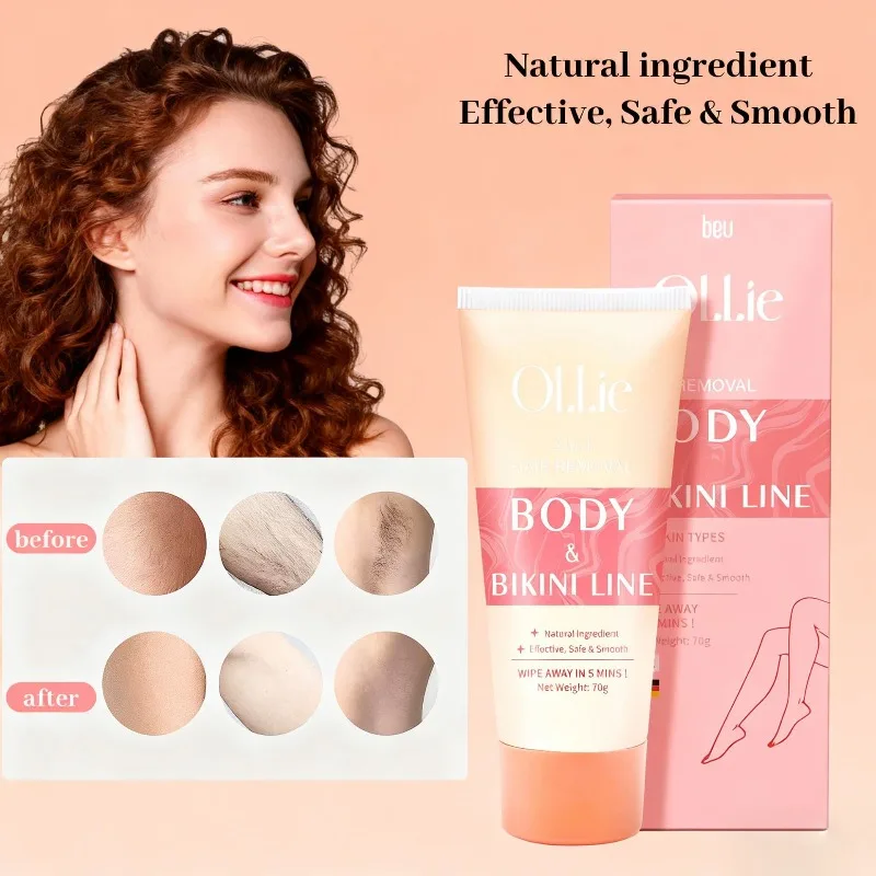 

Нежный крем для депиляции, не раздражающий, подходит для подмышек, ног, всего тела, эффективно удаляет волосы для гладкой кожи.