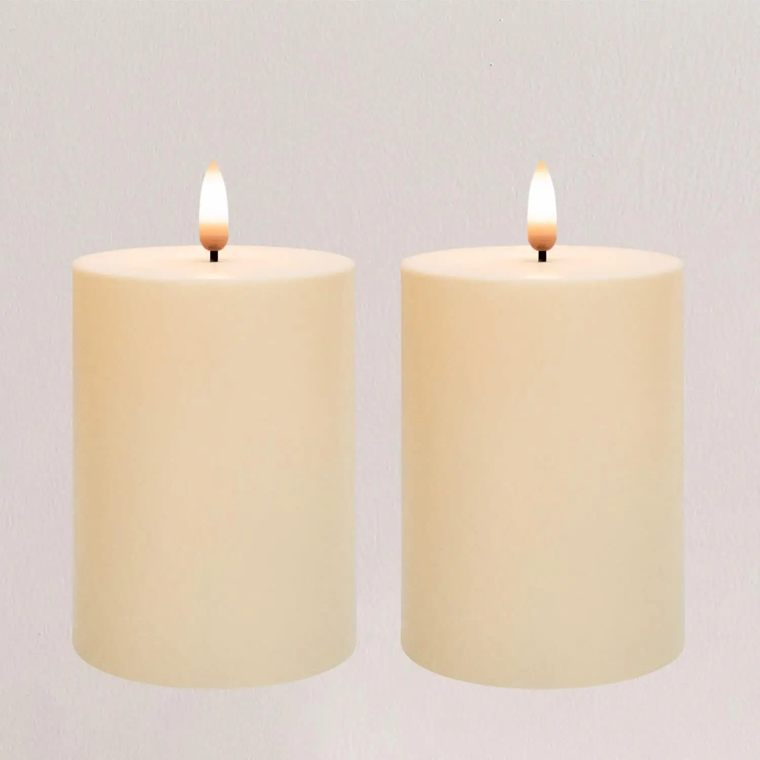 

Водонепроницаемые уличные светодиодные свечи с таймером, 2 штуки, мерцающие беспламенные светильники для декора крыльца и сада