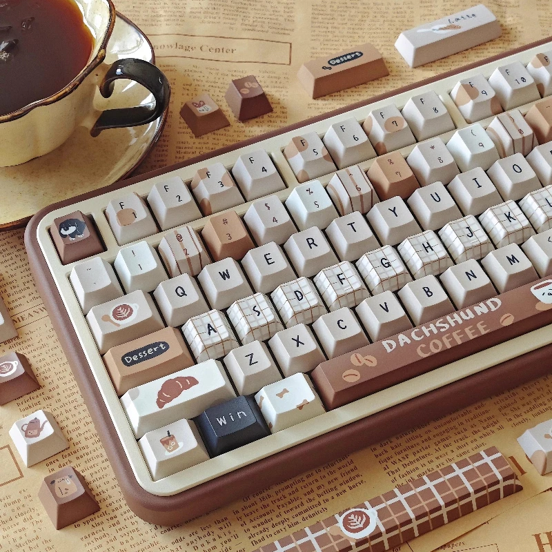 keycaps-originaux-en-pbt-de-style-saucisse-au-chocolat-et-aux-chataignes-sublimation-cinq-faces-marron-cafe-hauteur-standard-collection-hiver