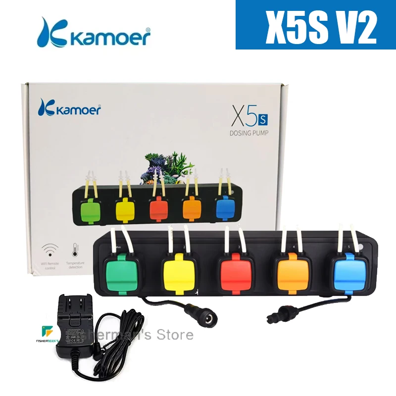 Kamoer X5S V2 WiFi Bluetooth Peristaltic Pump for Saltwater Marine