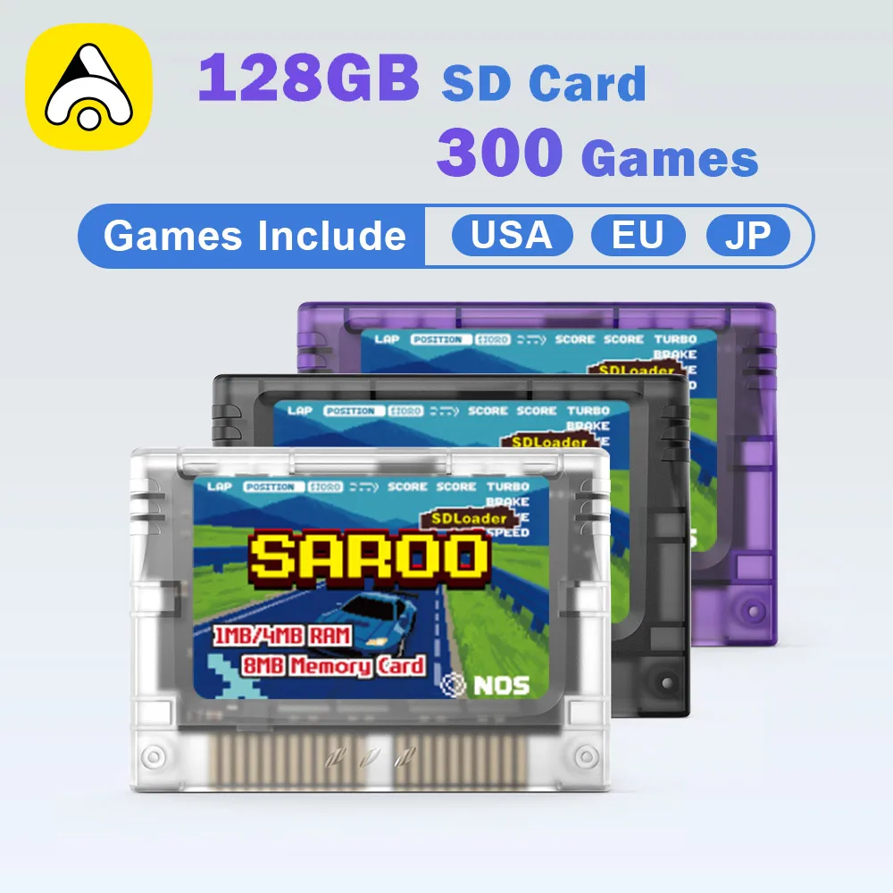 

SAROO HDLoader Cartridge For Saturn SAROO Optical Drive Emulator 1MB/4MB RAM Cart 8MB Virtual Memory Card