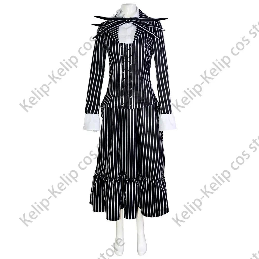 Jack Skellington Cosplay Nightmare Before Christmas Costume Jack Mask Uniform Clothes Costume Halloween Christmas