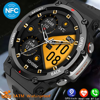 New T-REX 3 Ultra Outdoor Military NFC Smart Watch Men GPS trackr Bluetooth Call Health Monitor Sports Smartwatch For Amazfit