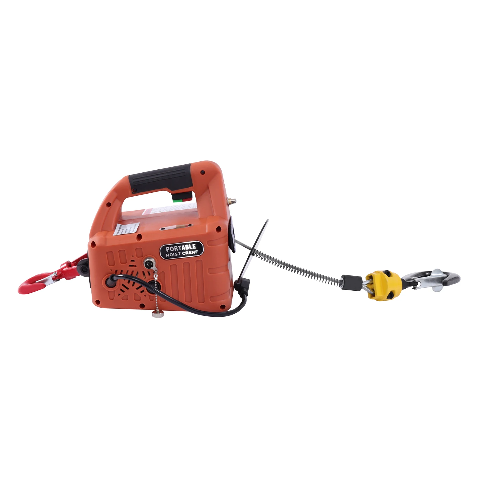 3-in-1 300KG/660LBS Portable Electric Winches Hoist  Crane Lift Remote Control With Pure Copper Motor