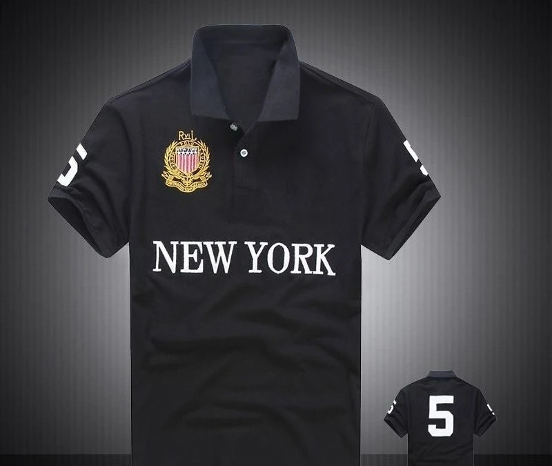 Men's Cotton Blend Polo Shirt  Geometric Letter Pattern, Breathable, Classic Style, Casual, Short Sleeve Fashion T-Shirt
