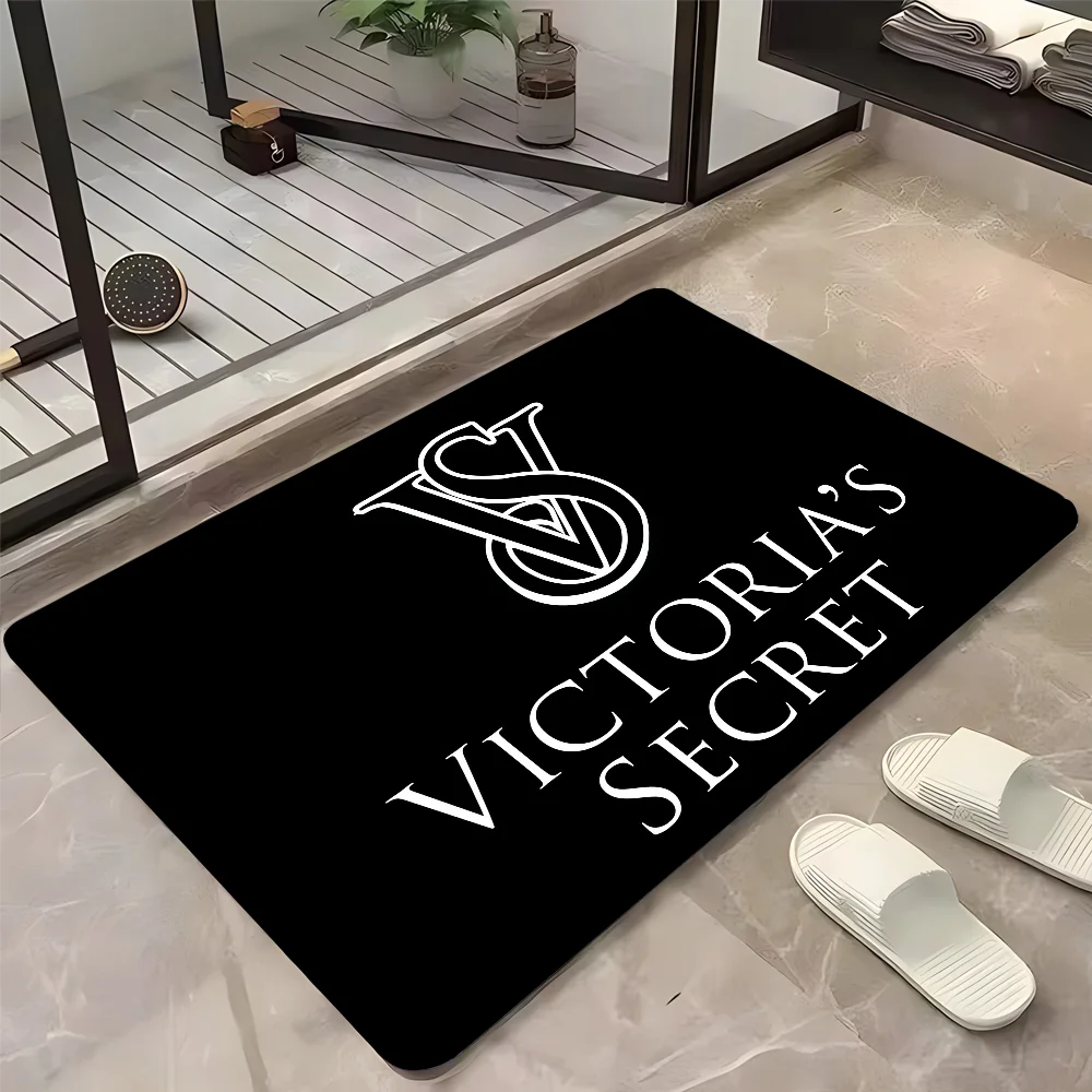 빅토리아 시크릿 웰컴 문짝 매트, 가정용 장식 도어 매트, 발코니 복도 입구 바닥 장식, 욕실 주방 미끄럼 방지 러그 