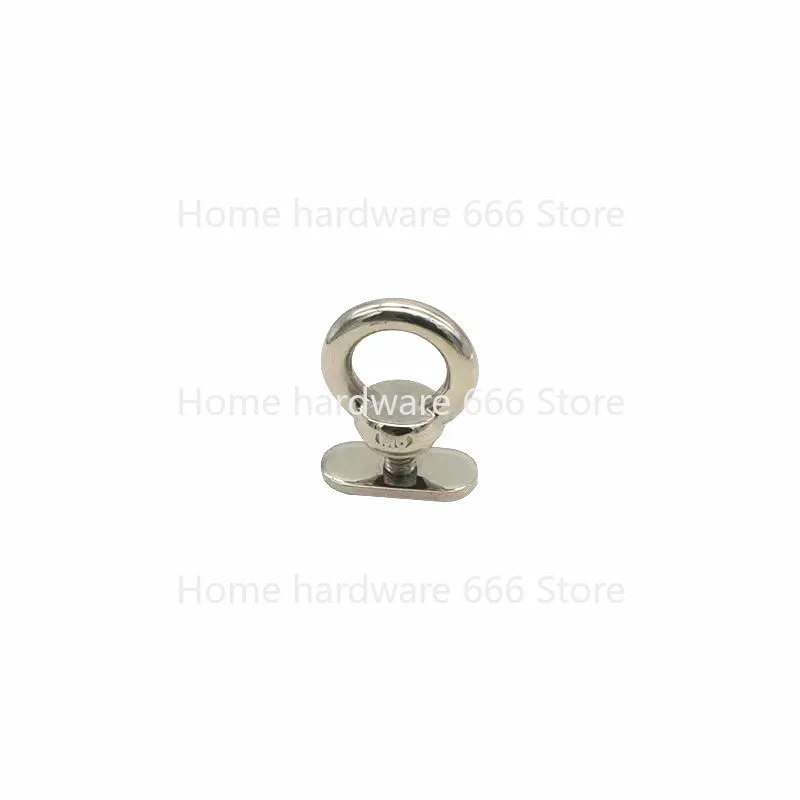 

Stainless Steel M6 Fixed Lifting Ring Screw Sliding Ring Bolt, RV Tent Marine Slide Rail Lifting Ring