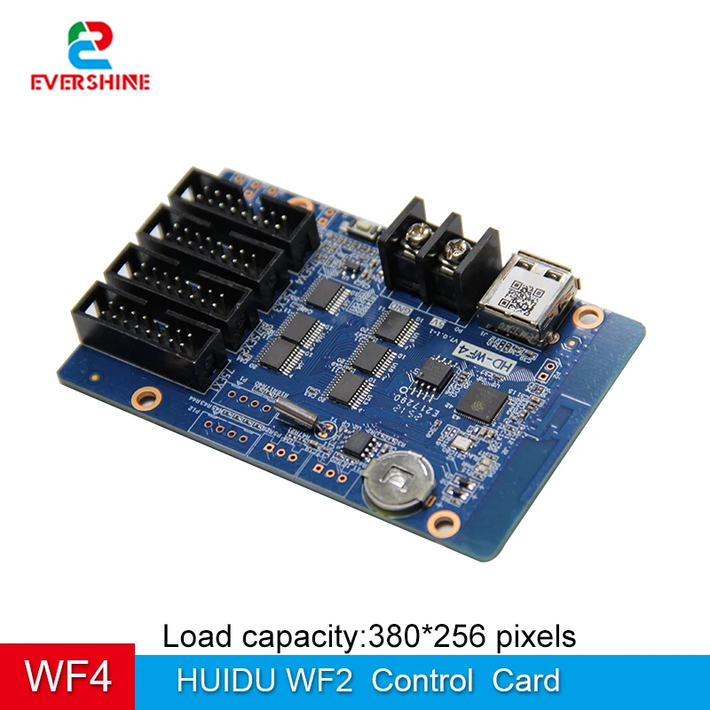 Hd-WF4 WF2 Latest Color Dazzling LED Display HuiDu Controller Full Color Mobile Phone WiFi Wireless Link