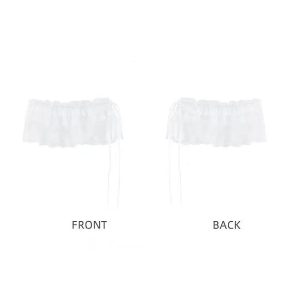 Elegant Y2k Lace Mini Skirt Lolita Korean Style Gauze Skirt Trim Butt Curtain Skirt Flower Ruffled Edge Skirt Streetwear