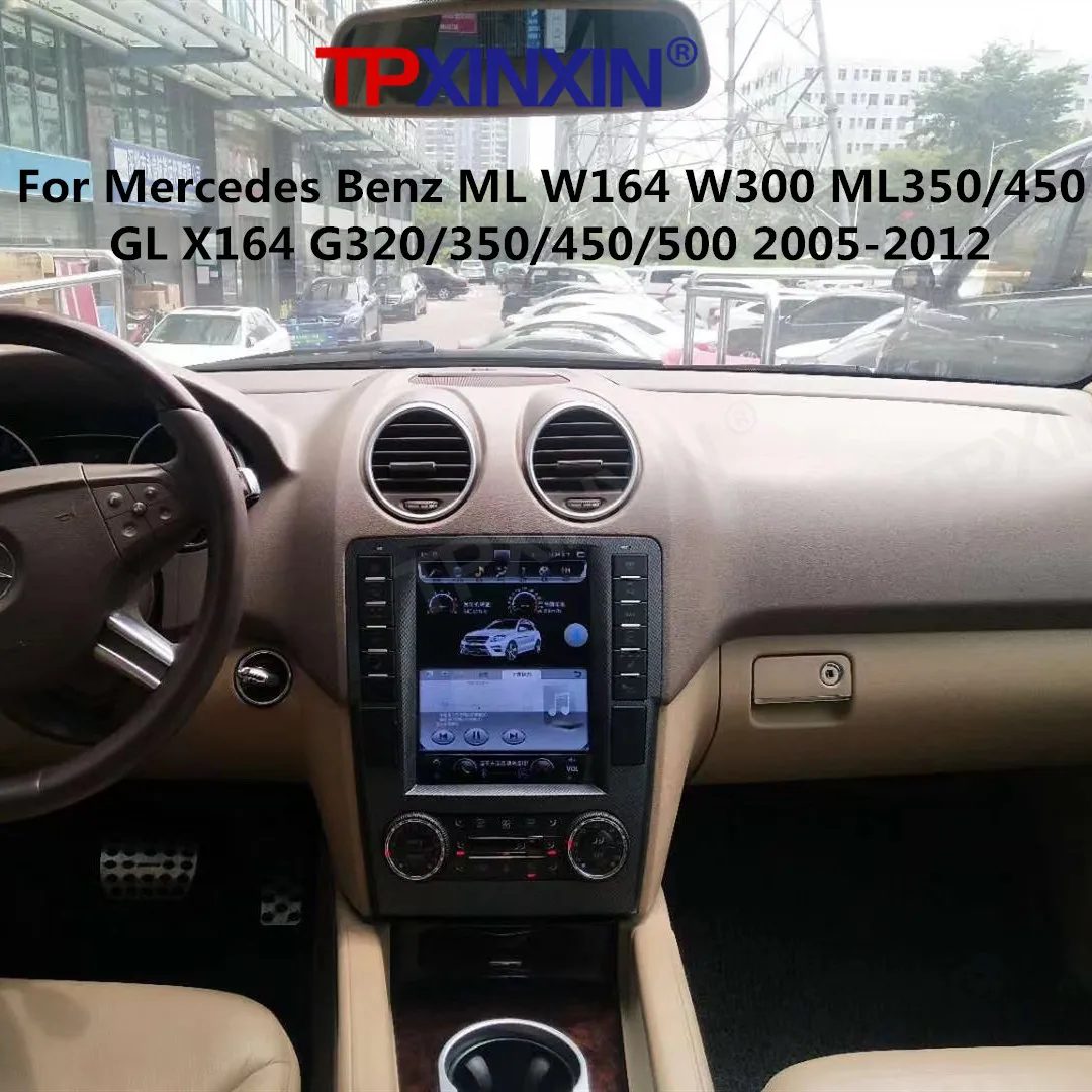 

For Mercedes Benz ML W164 W300 ML350/450 GL X164 G320/350/450/500 2005-2012 Android Car Radio 2Din Stereo Receiver Autoradio