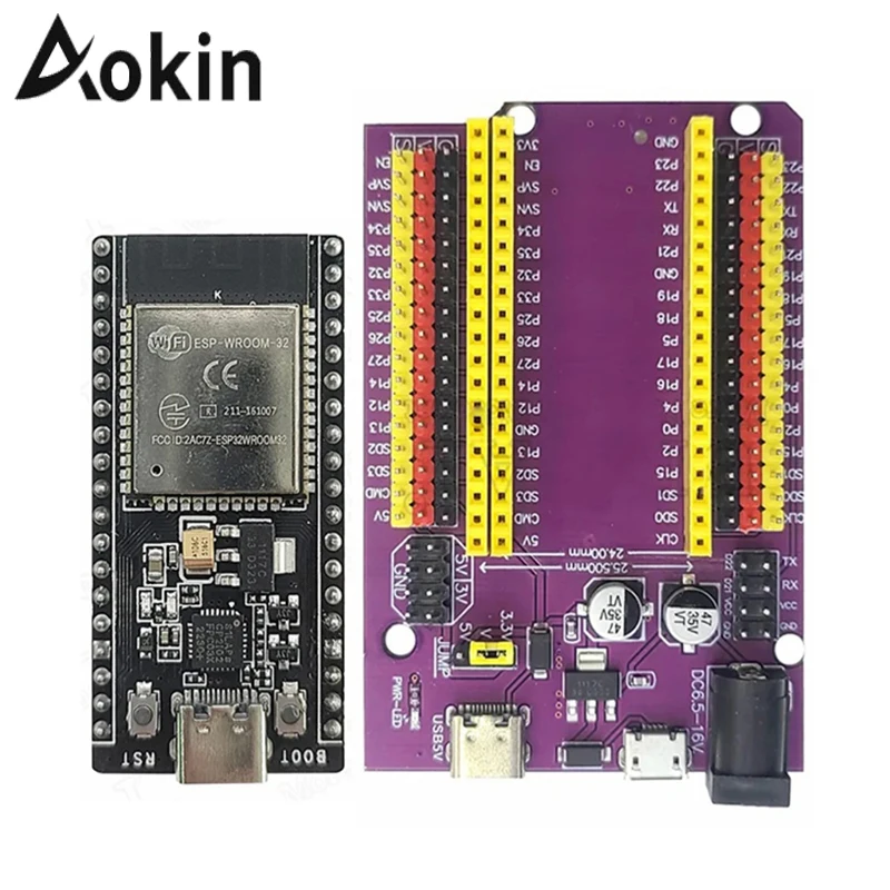 ESP32 Development Board TYPE-C/MICRO USB CP2102 WiFi+Bluetooth Dual Core ESP32-DevKitC-32 ESP-WROOM-32 Expansion Board 38PINS