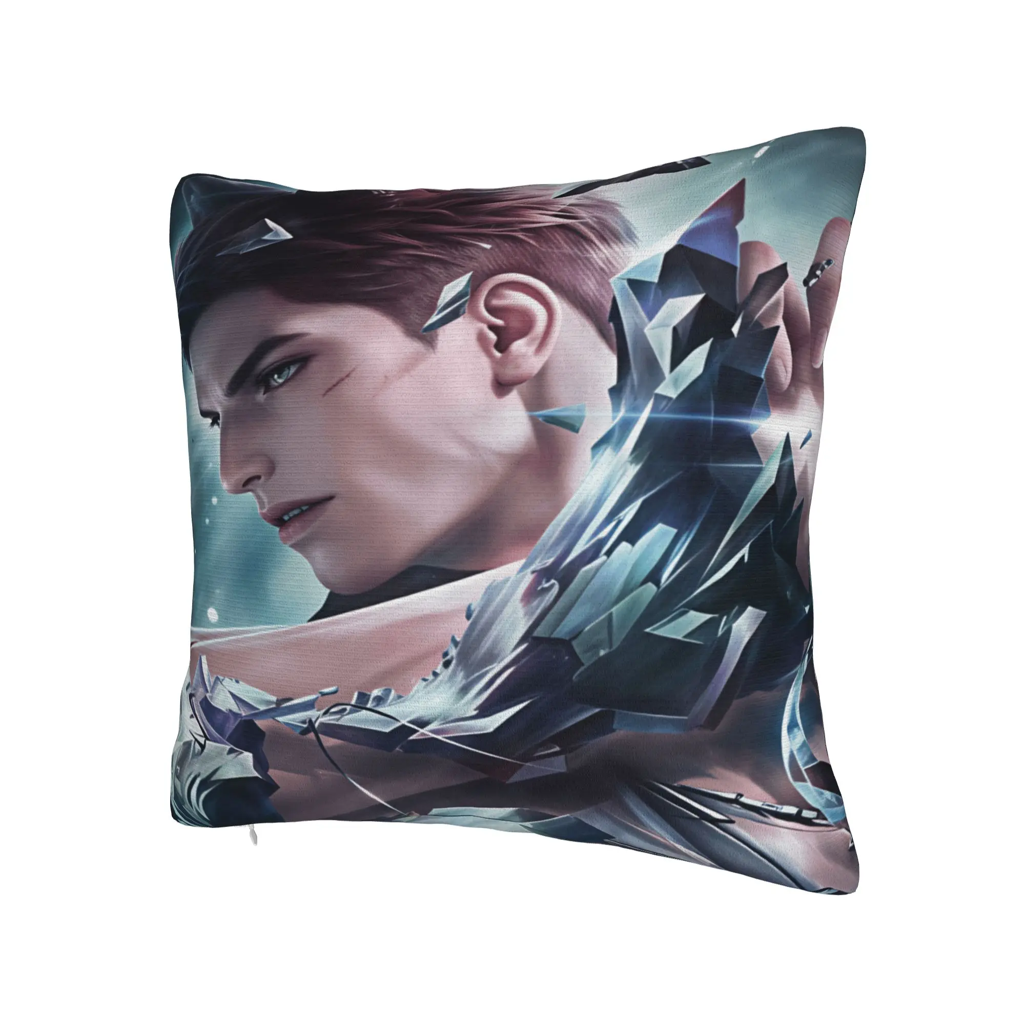Pillow Cover V-Valko L-Love and Deepspace  Kawaii Pillow Case For Sofa Car Home Decor Pillowcases