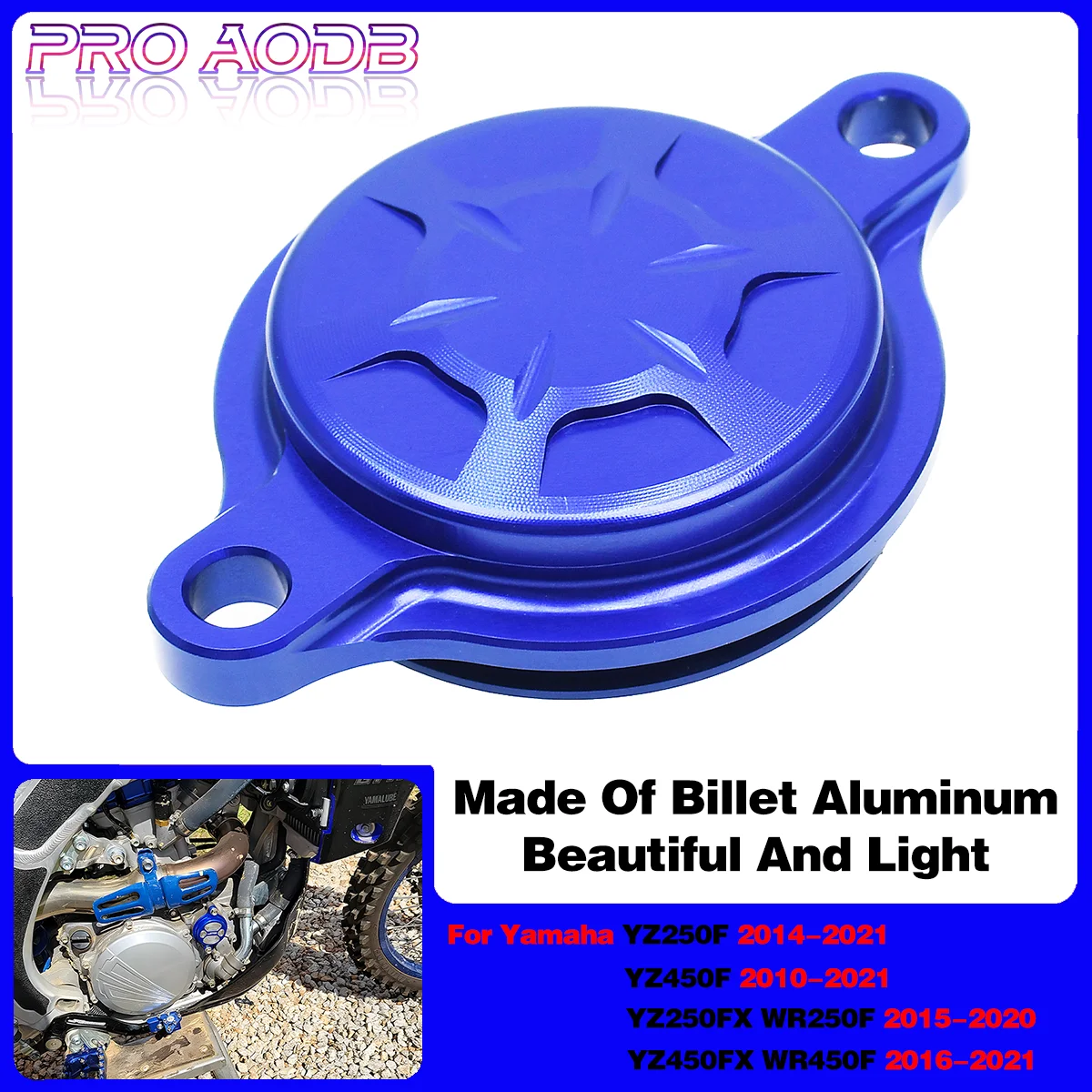 

For Yamaha YZ 250F 450F 250FX 450FX WR 250F 450F YZF 2010-2021 Motorcycle CNC Engine Oil Plug Timing Plug Set Oil Filteer Covers
