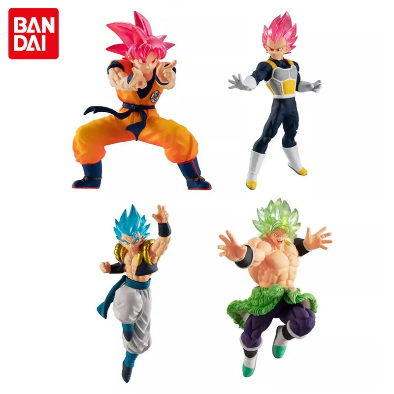 

Bandai Dragon Ball Super Series 18 Gashapon Son Goku Vegeta IV Gogeta Broly Character Pendant Action Figure Model Holiday Gifts