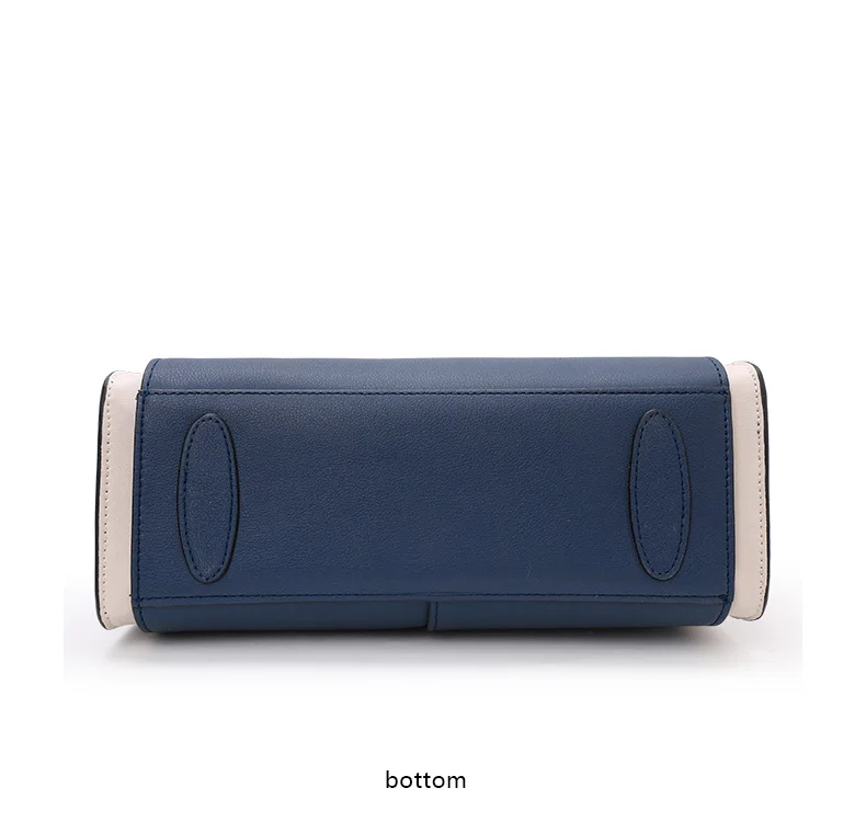 Aidrani Echtleder-Tragetasche für Damen, hochwertige Schultertasche mit großem Fassungsvermögen, blaue Muttertasche – Detail 10