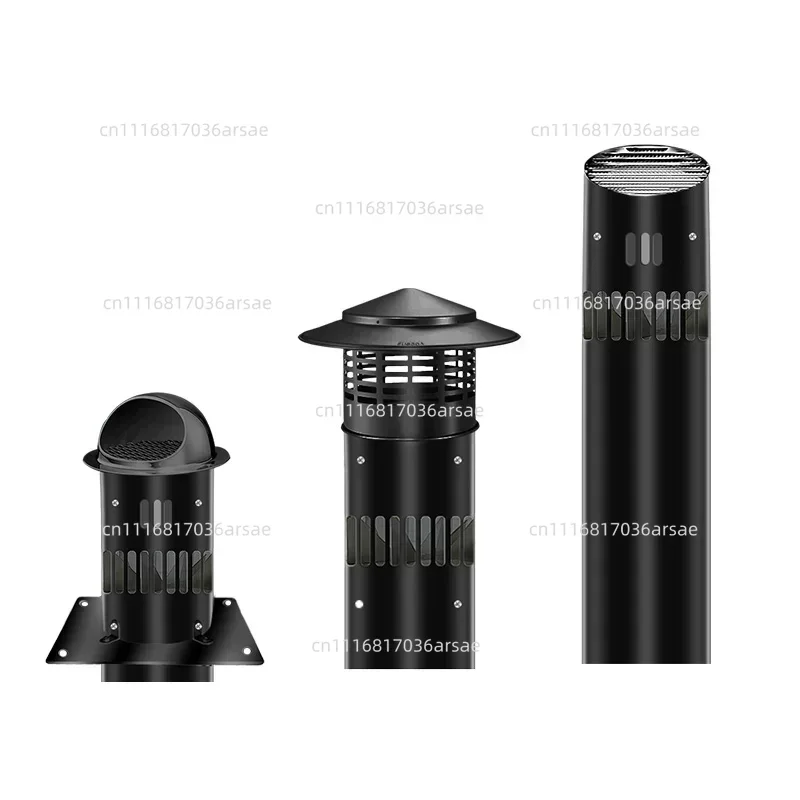 1pcs High Temperature Resistant Real Fire Fireplace Exhaust Fan, Household Heating Furnace Pipe Chimney, Induced Draft Fan