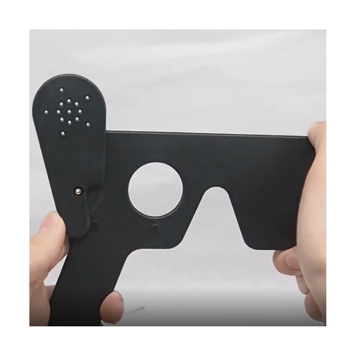 プロの黒いプラスチック製の視力検査,眼科オクルダー,17ピンホール