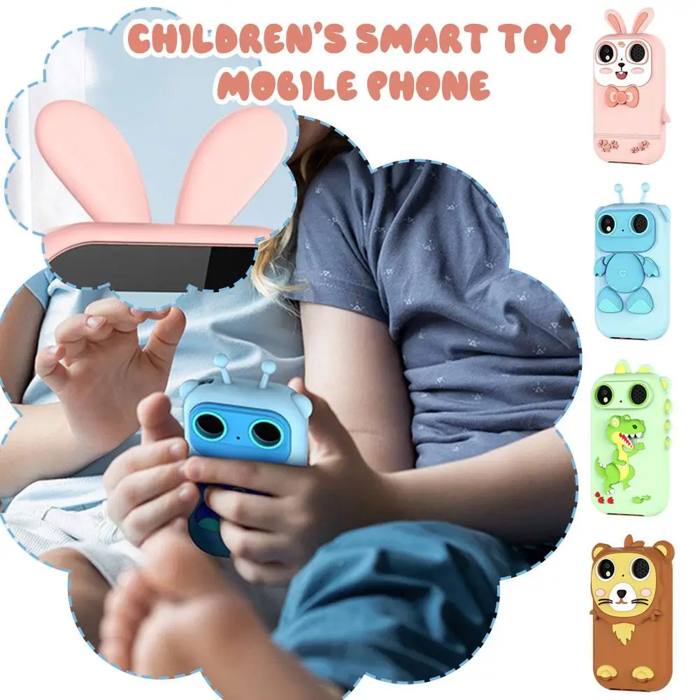 Children's Smartphone Toy Phone For Girls 3-10 Years Old 2.8-inch Touch Screen Toddler Learning Toy Plastic Kids Smartphone J4C5